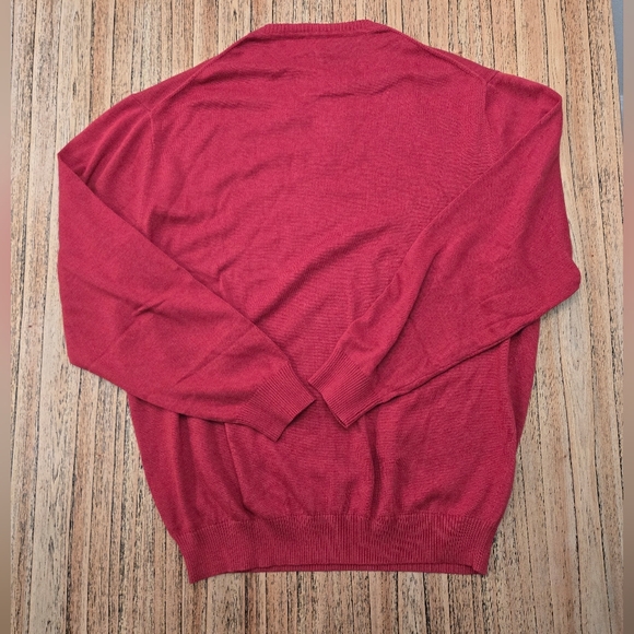 Jos. A. Bank Pullover Sweater Mens 2XL Red Signature‎ Collection Piece. NWT - Picture 8 of 9